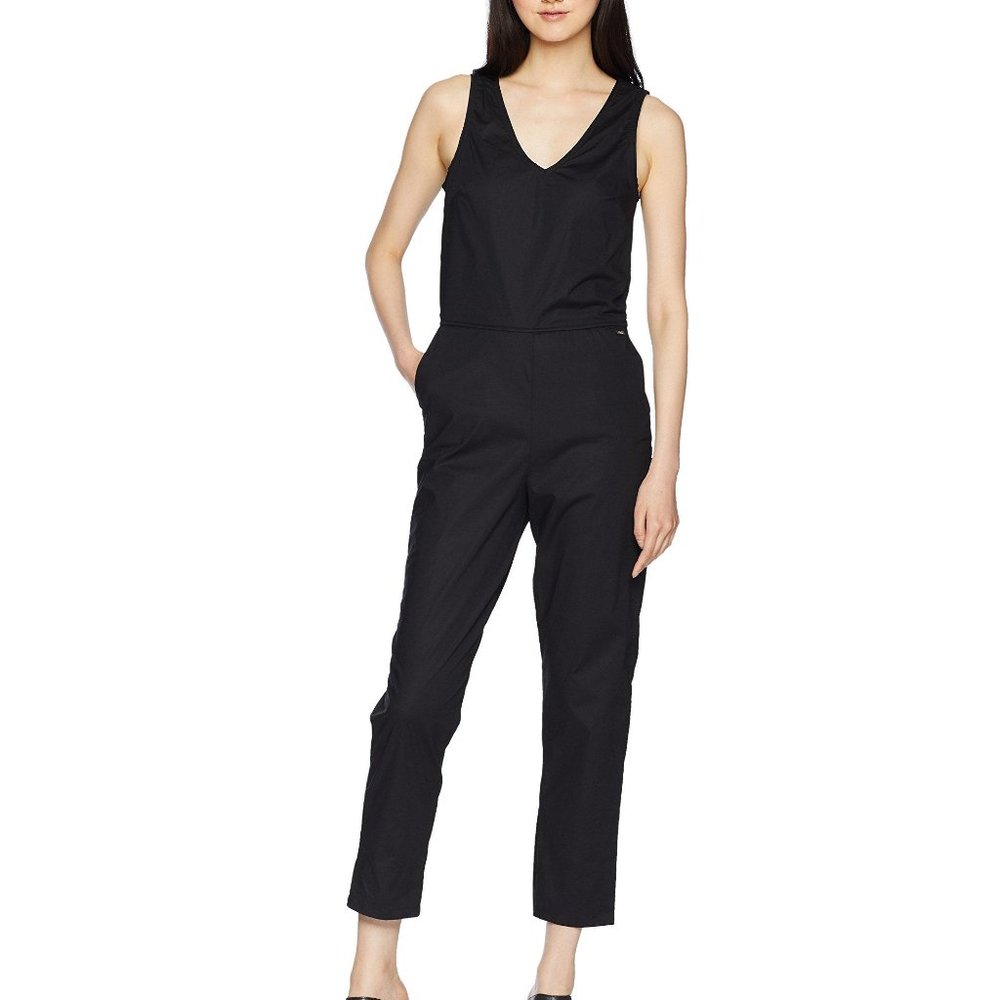 RESERVED - Armani Exchange poplin jumpsuit - White